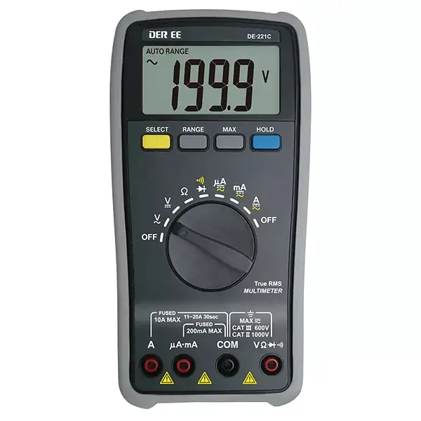 Đồng hồ vạn năng điện tử DER EE DE-221C (D.M.M)