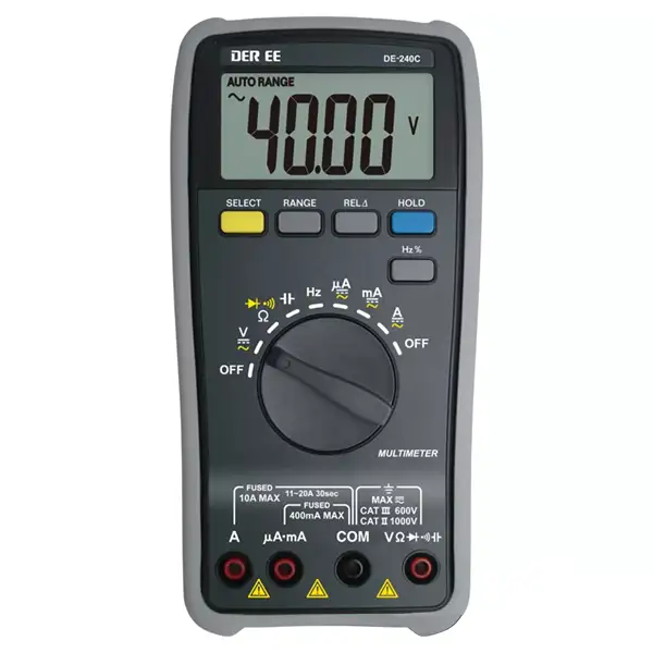 Đồng hồ vạn năng điện tử DER EE DE-240C (D.M.M)