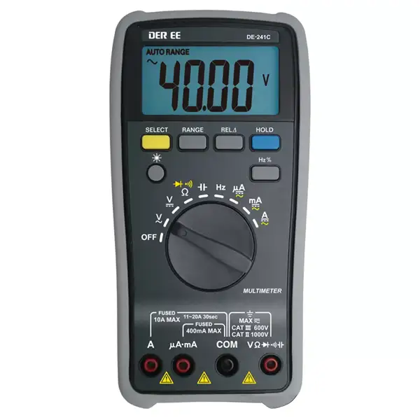 Đồng hồ vạn năng điện tử DER EE DE-241C (D.M.M)