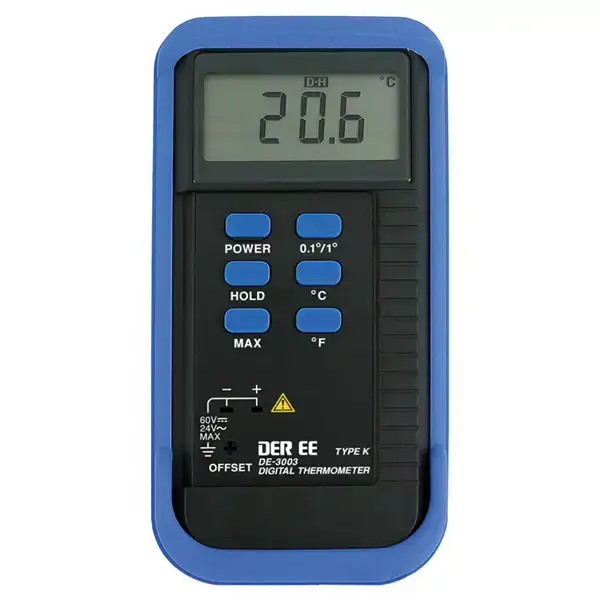 Nhiệt kế điện tử K-Type 1 kênh DE-3003