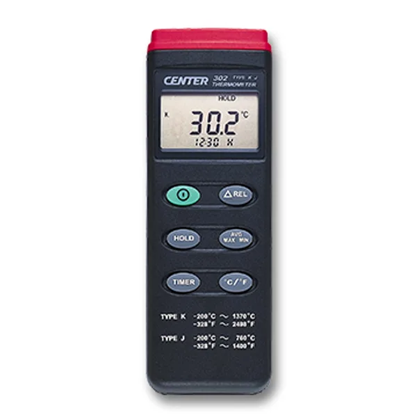 Máy đo nhiệt độ loại K/J Centertek CENTER-302