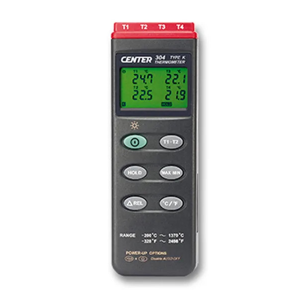 Máy đo nhiệt độ tiếp xúc 4 kênh Centertek CENTER-304