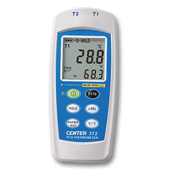 Máy đo nhiệt độ tiếp xúc RTD 2 kênh Centertek CENTER-372