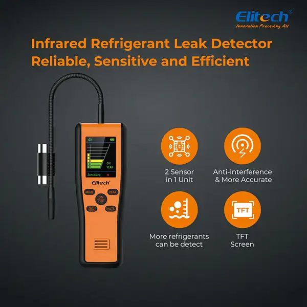 Máy dò rò rỉ môi chất lạnh Elitech IR-200