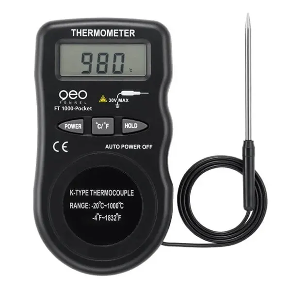 Nhiệt kế điện tử GEO FT1000-Pocket đo nhiệt độ -20°C đến 1000°C