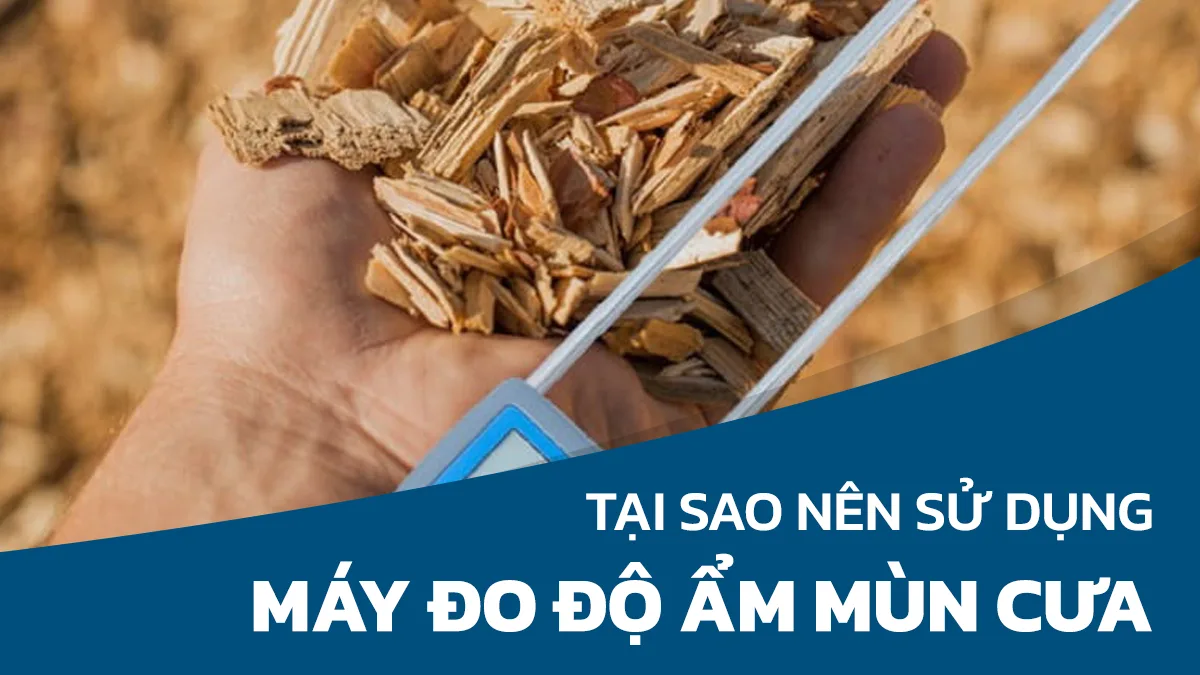 Tại sao nên sử dụng máy đo độ ẩm mùn cưa / bột gỗ trong sản xuất?
